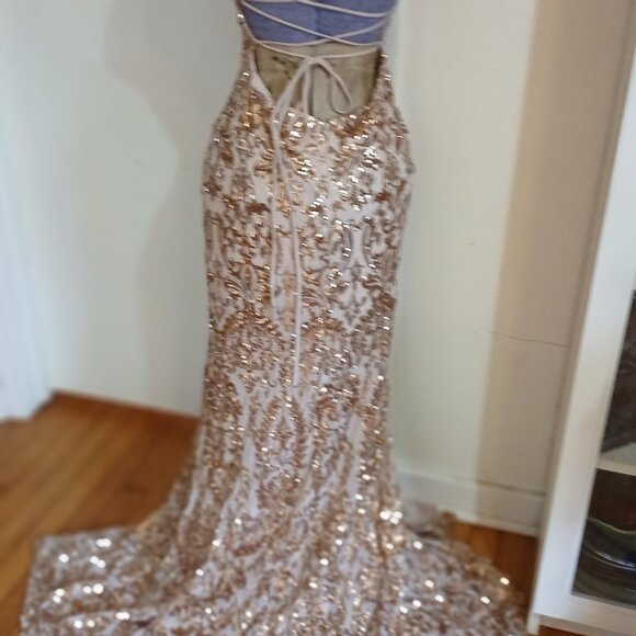 Sequin Sweetheart Neck Mermaid Prom/HOCO/Party Gown from Windsor Size - Picture 9 of 15